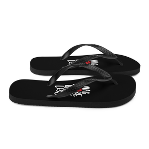 Wag More Bark Less (Dog lover) Funny Flip-Flops by Design Express