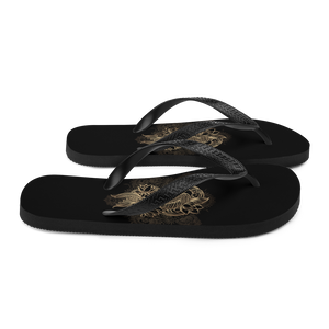 Gold Koi Fish Flip-Flops by Design Express