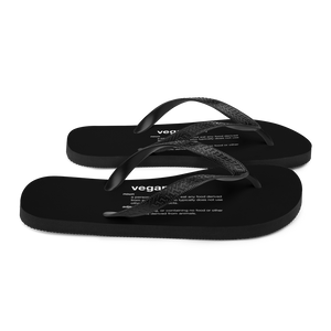 Vegan Dictionary Flip-Flops by Design Express