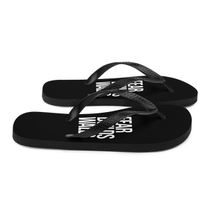 Fear Builds Walls (motivation) Flip-Flops by Design Express