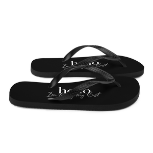 Hello, I'm trying the best (motivation) Flip-Flops by Design Express