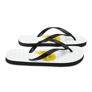 Hello Summer Yellow Flip-Flops by Design Express