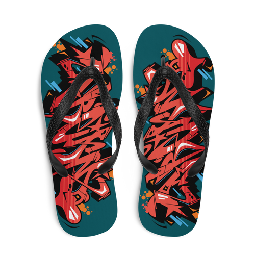 Dream Graffiti Flip-Flops by Design Express