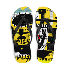 Basquiat Style Flip-Flops by Design Express