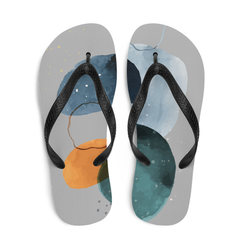 Peace Abstract Art Flip-Flops by Design Express