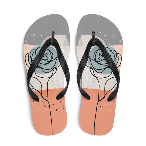 Soft Flower Line Flip-Flops by Design Express