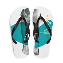 Composition Abstract Art Flip-Flops by Design Express