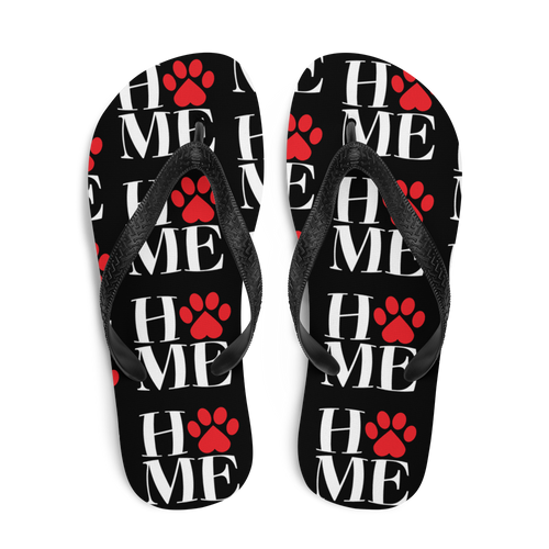 Home (Pet Lover) Funny Pattern Flip-Flops by Design Express