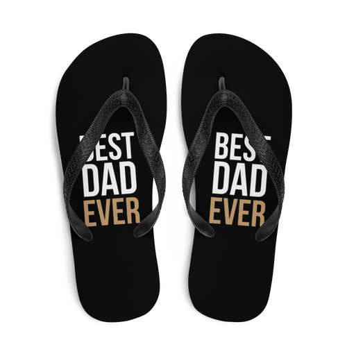 Best Dad Ever Funny Flip-Flops by Design Express