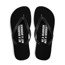 Be a Warrior, Not a Worrier Funny Flip-Flops by Design Express