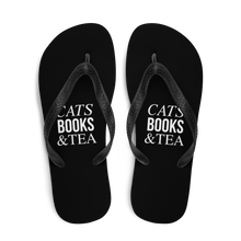 Cats Books Tea (Funny) Flip-Flops by Design Express