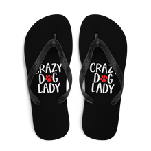 Crazy Dog Lady (Dog lover) Funny Flip-Flops by Design Express