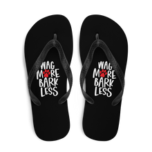 Wag More Bark Less (Dog lover) Funny Flip-Flops by Design Express