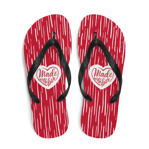 Made With Love (Heart) Flip-Flop by Design Express