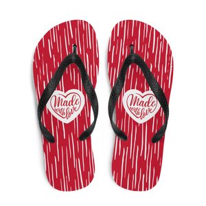 Made With Love (Heart) Flip-Flop by Design Express