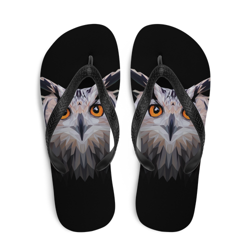 Owl Art Flip-Flops by Design Express