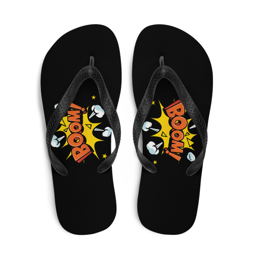 Boom Pop Art Flip-Flops by Design Express