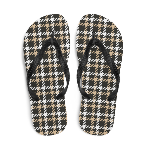 Houndstooth Small Pattern Flip-Flops by Design Express