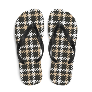 Houndstooth Large Pattern Flip-Flops by Design Express