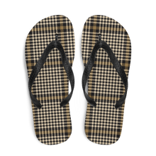 Herringbone Glen Plaid Pattern Flip-Flops by Design Express