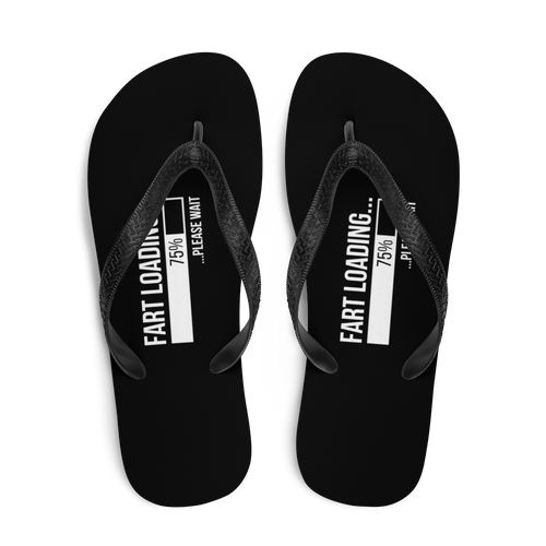 Fart Loading (Funny) Flip-Flops by Design Express