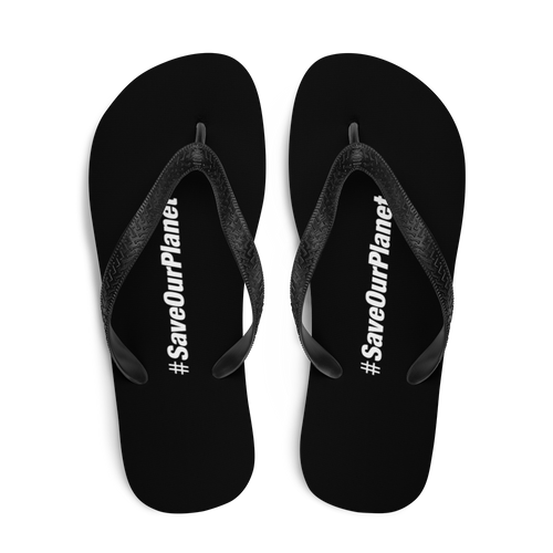 Save Our Planet Hashtag Flip-Flops by Design Express