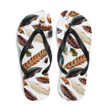 Feathers Pattern Flip-Flops by Design Express