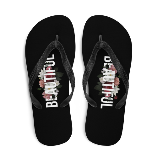 Beautiful Flower Flip-Flops by Design Express