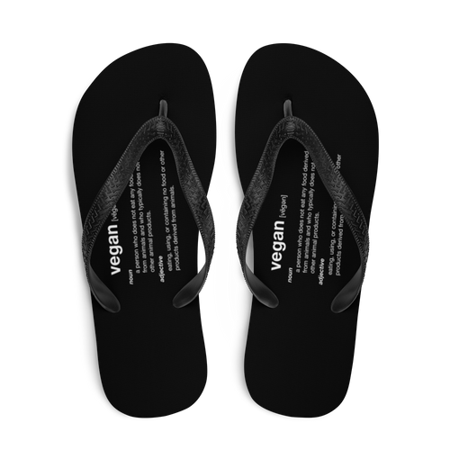 Vegan Dictionary Flip-Flops by Design Express