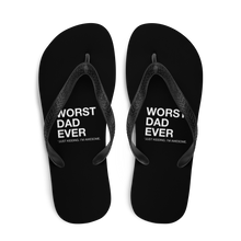 Worst Dad Ever (Funny) Flip-Flops by Design Express