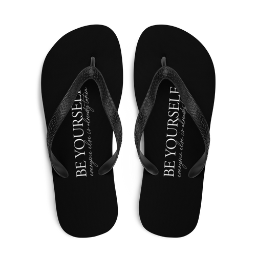 Be Yourself Quotes Flip-Flops by Design Express