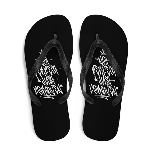 Not Perfect Just Forgiven Graffiti (motivation) Flip-Flops by Design Express