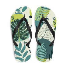 Fresh Tropical Leaf Pattern Flip-Flops by Design Express