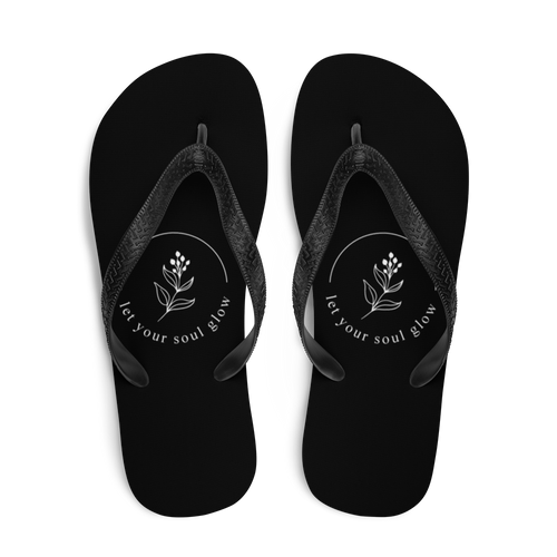 Let your soul glow Flip-Flops by Design Express