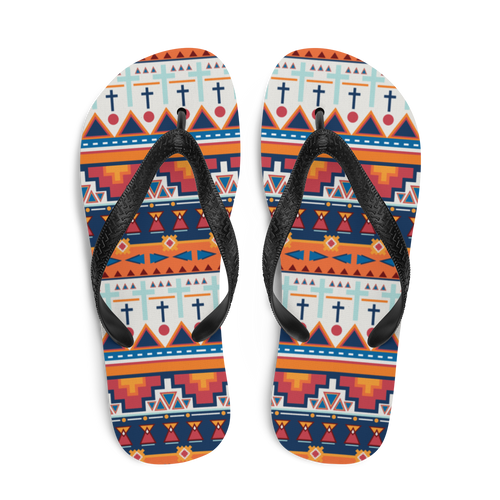 Traditional Pattern 01 Flip-Flops by Design Express