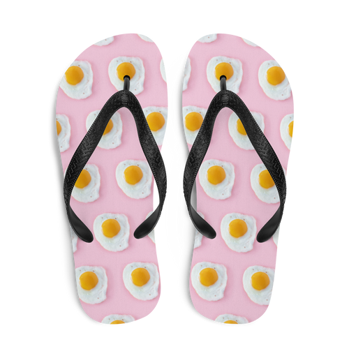 Pink Eggs Pattern Flip-Flops by Design Express