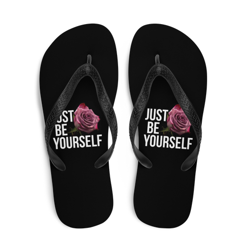 Just Be Yourself Flip-Flops by Design Express