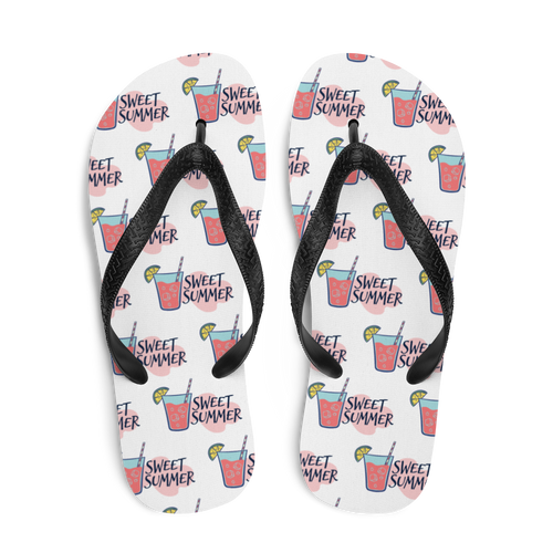 Drink Sweet Summer Flip-Flops by Design Express