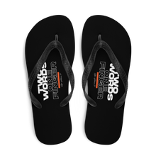 Two Words One Finger Flip Flops by Design Express