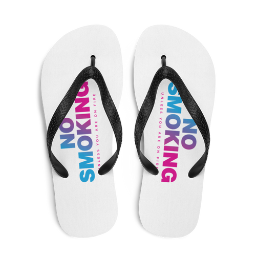 No Smoking Flip Flops by Design Express