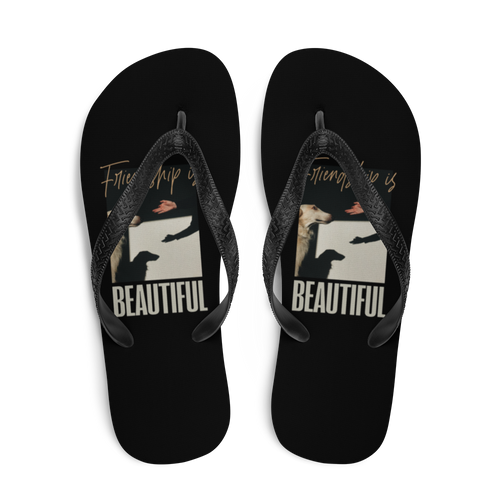 Friendship is Beautiful Flip Flops by Design Express