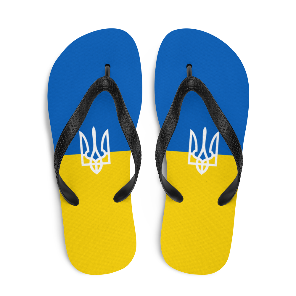 Ukraine Trident Flip-Flops