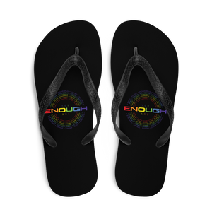 You Are Enough (Colorful) Flip Flops