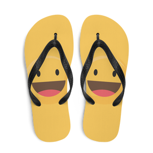 S Happy Smiley "Emoji" Flip-Flops by Design Express