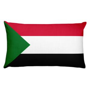 Default Title Sudan Flag Allover Print Rectangular Pillow Home by Design Express