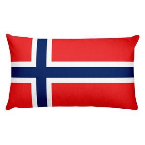 Default Title Svalbard Flag Allover Print Rectangular Pillow Home by Design Express