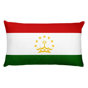 Default Title Tajikistan Flag Allover Print Rectangular Pillow Home by Design Express