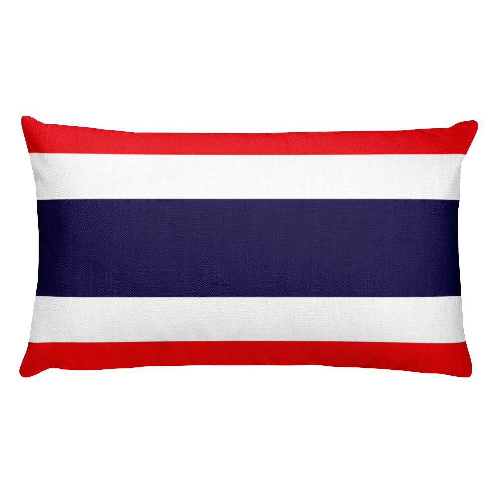 Default Title Thailand Flag Allover Print Rectangular Pillow Home by Design Express
