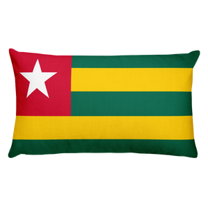 Default Title Togo Flag Allover Print Rectangular Pillow Home by Design Express