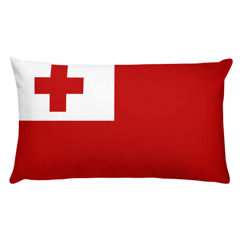 Default Title Tonga Flag Allover Print Rectangular Pillow Home by Design Express